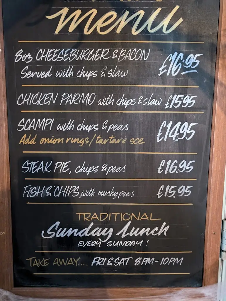 Menü_The Bruce Arms_Masham_Bild_1