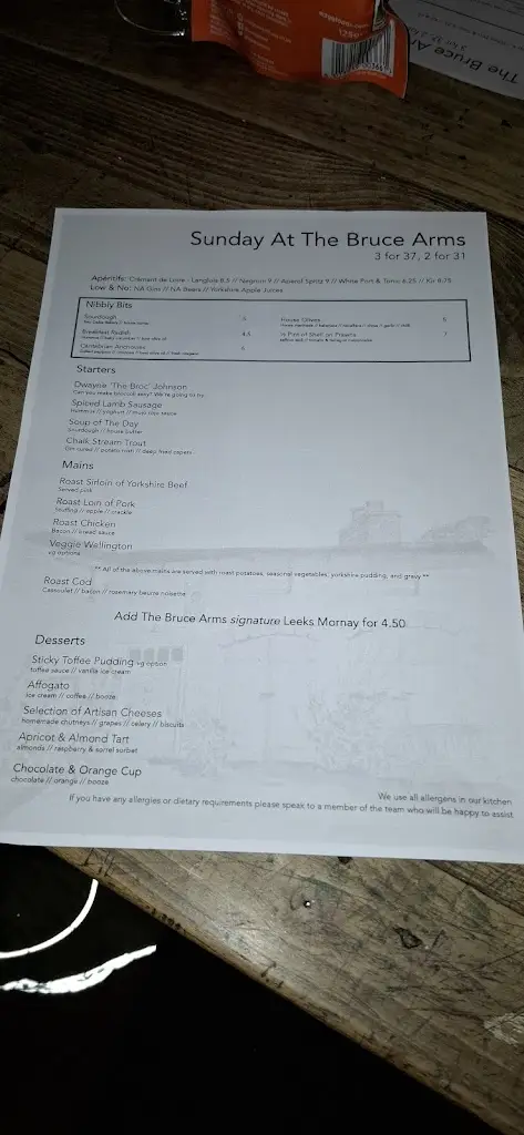 Menu_The Bruce Arms_Masham_image_2