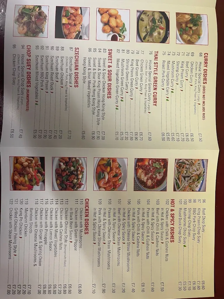 Menu_The Flying Dragon_Melbourn_image_2