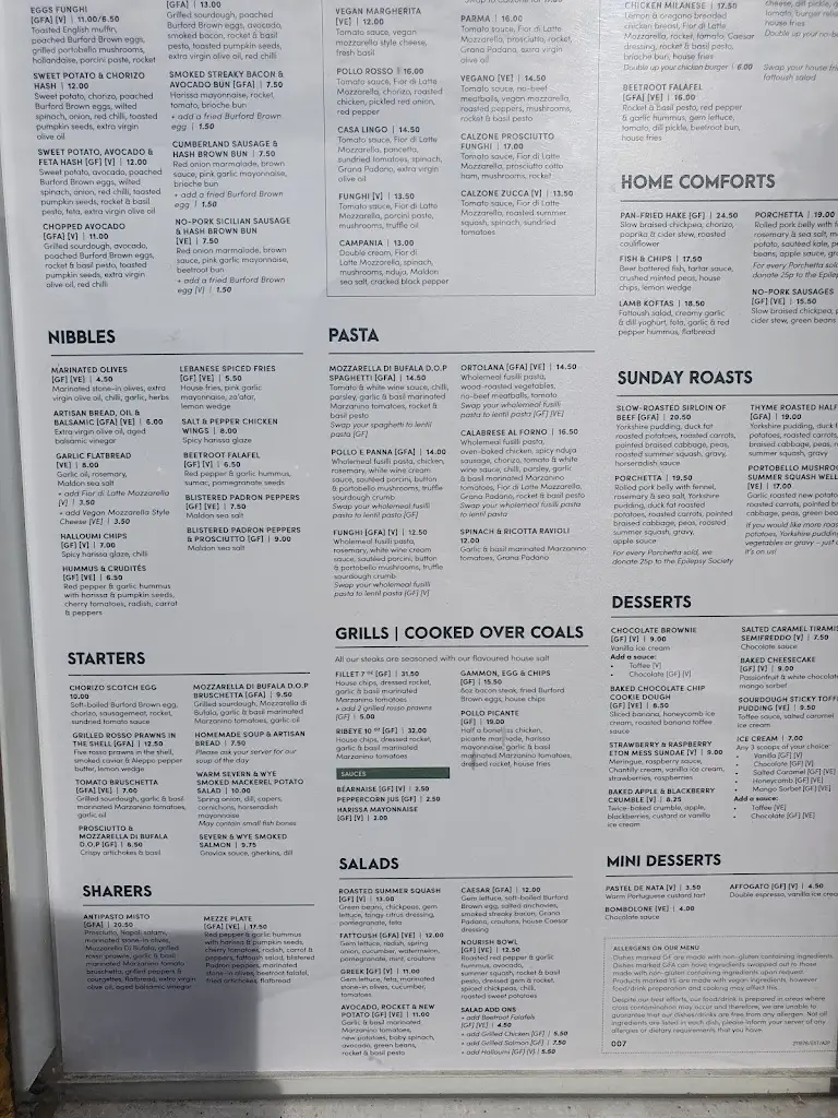 Menu_Banyers House_Melbourn_immagine_1