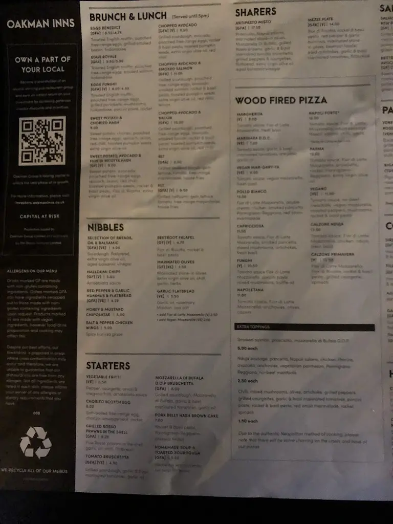 Menu_Banyers House_Melbourn_immagine_2