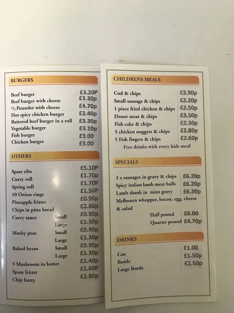 Menu_Melbourn Fish & Chips_Melbourn_image_1