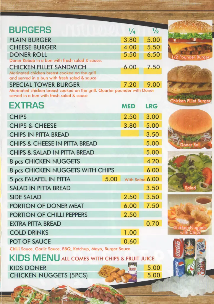 Menu_Melbourn Kebab Van_Melbourn_immagine_2