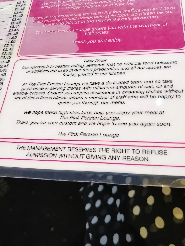 Menu_Pink Elephant Restaurant_Meltham_image_4