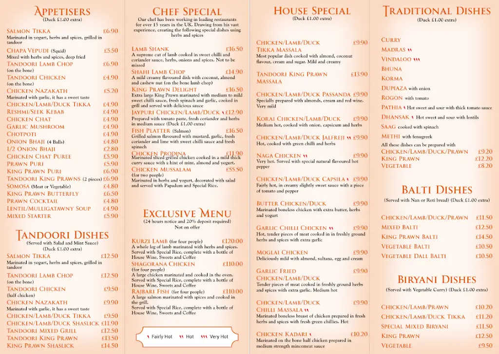 Menü_Passage To India_Barnham_Bild_1