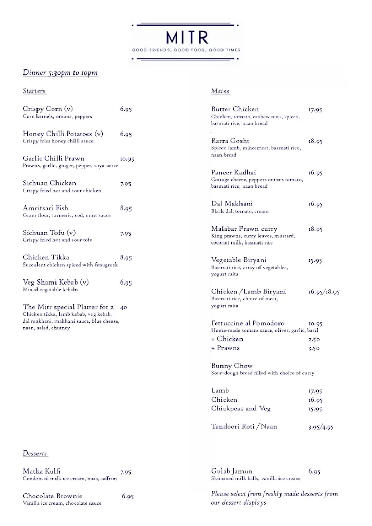Menu_MITR Restaurant_Meldreth_image_2