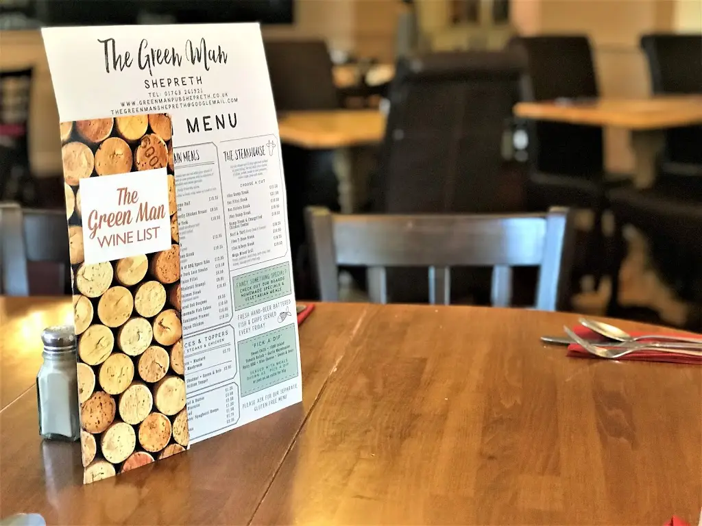 Menu_The Green Man_Meldreth_image_4