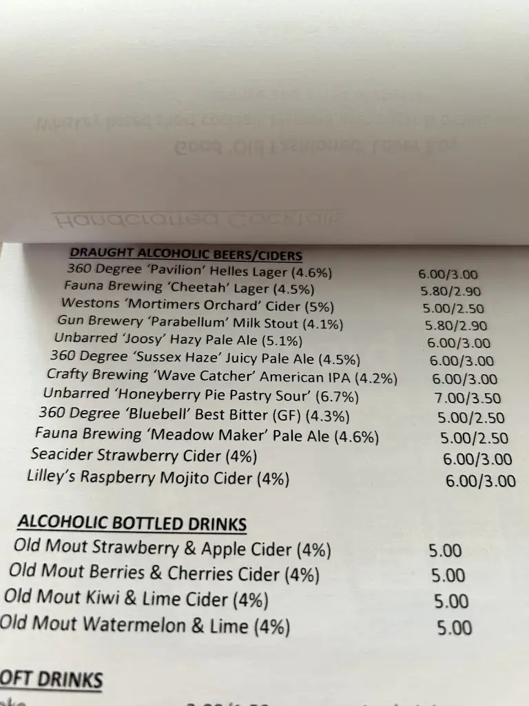 Menu_The George_Barnham_image_4