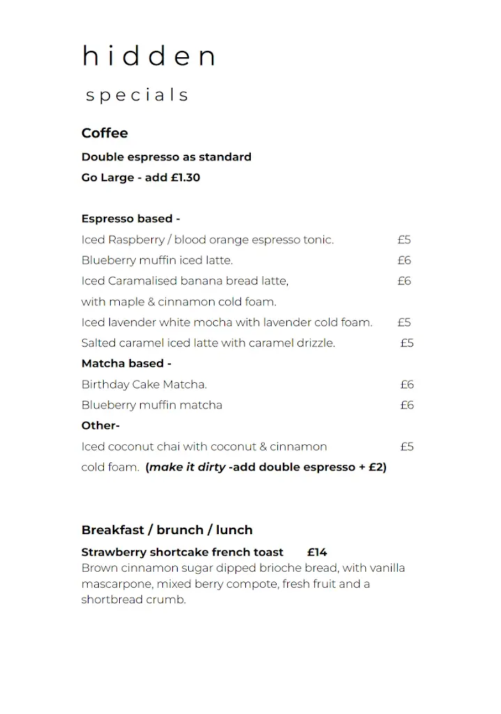Menu_Hidden Cafe Bar Social_Middlestown_image_4