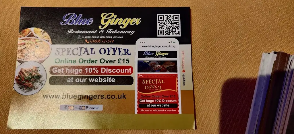 Menu_Blue Ginger_Middlewich_image_1