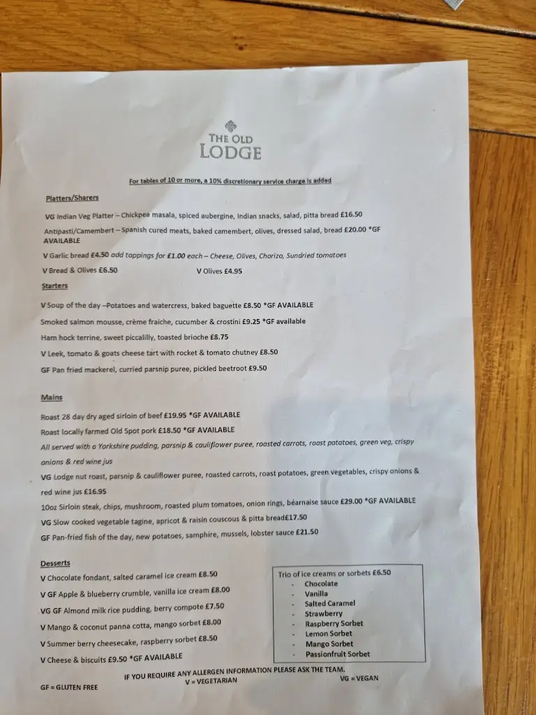 Menu_The Old Lodge_Minchinhampton_image_2