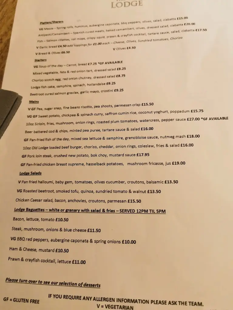 Menu_The Old Lodge_Minchinhampton_image_4