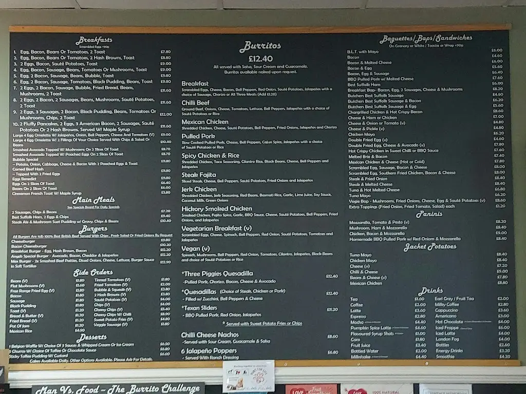 Menü_Angels Cafe_Mildenhall_Bild_1