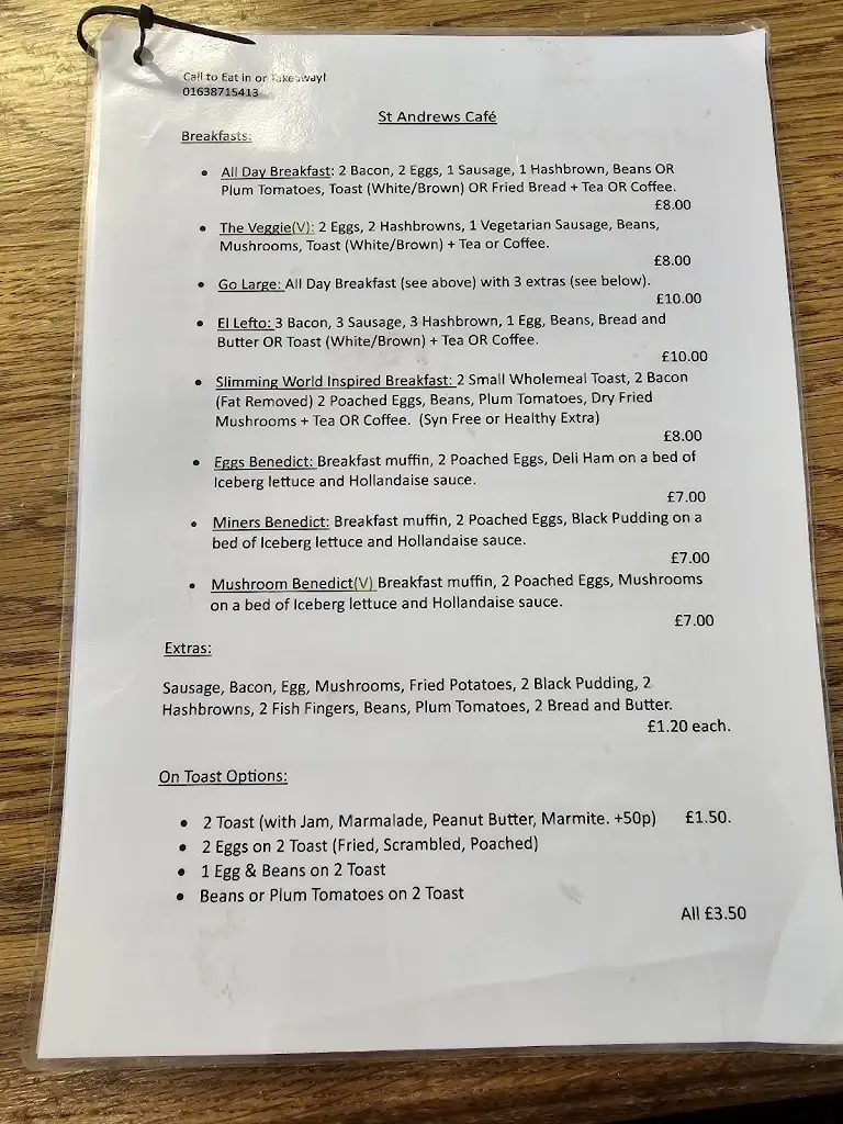 Menu_St Andrews Cafe_Mildenhall_image_1