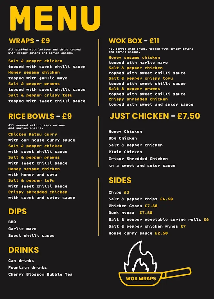Menu_Wokwraps_Mildenhall_imagen_1