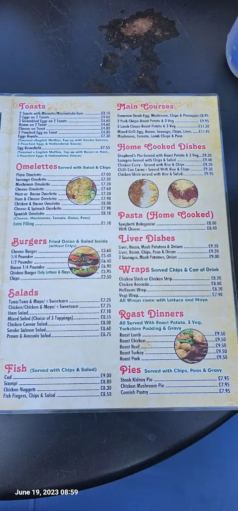 Menu_Rocca Cafe & Lounge_Mildenhall_image_1