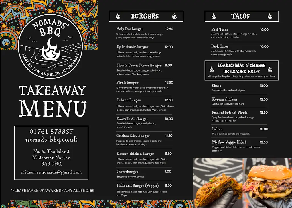 Menu_Nomads' BBQ_Midsomer Norton_image_1
