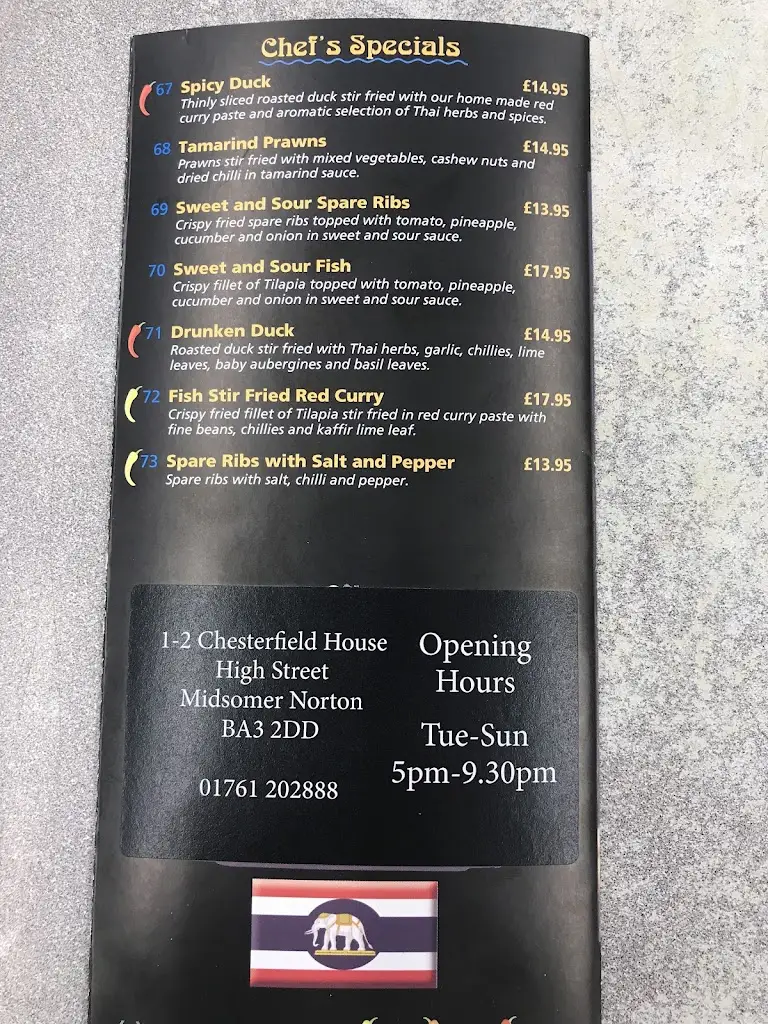 Menü_Simply Thai_Midsomer Norton_Bild_4