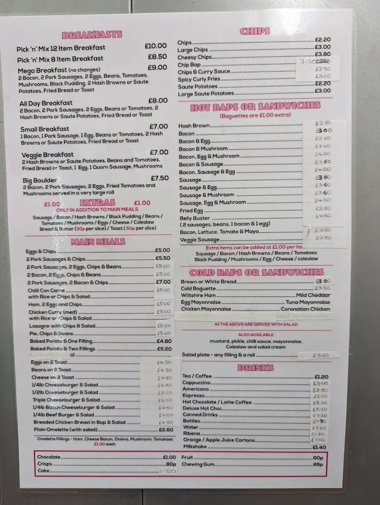 Menu_Porkys_Midsomer Norton_image_1