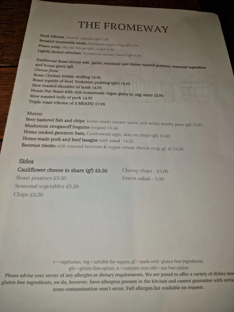 Menu_The Fromeway_Midsomer Norton_image_3