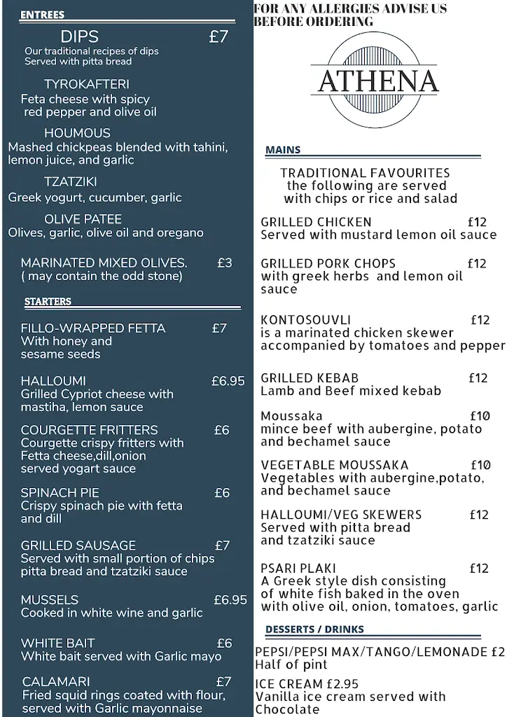 Menu_Athena_Midsomer Norton_image_1