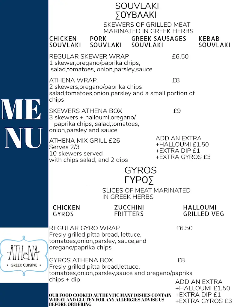 Menu_Athena_Midsomer Norton_image_3