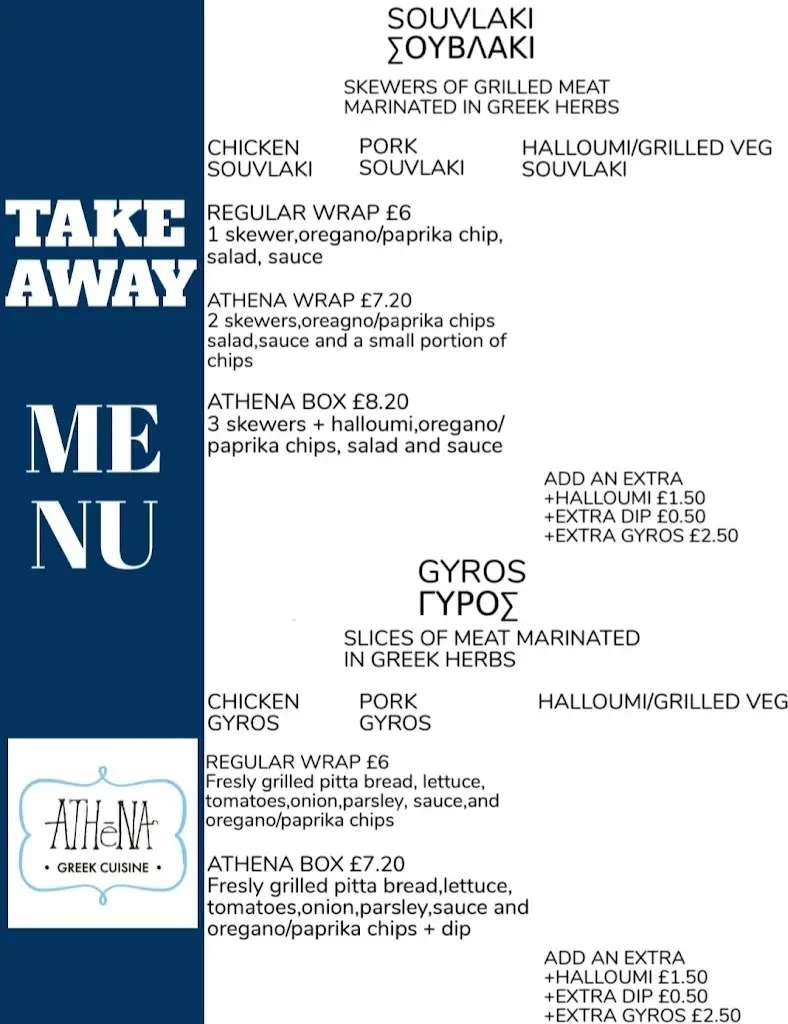 Menu_Athena_Midsomer Norton_image_4