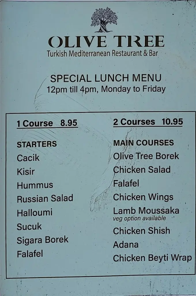 Menu_Olive Tree Turkish Mediterranean Restaurant and Bar_Milton Keynes_image_2