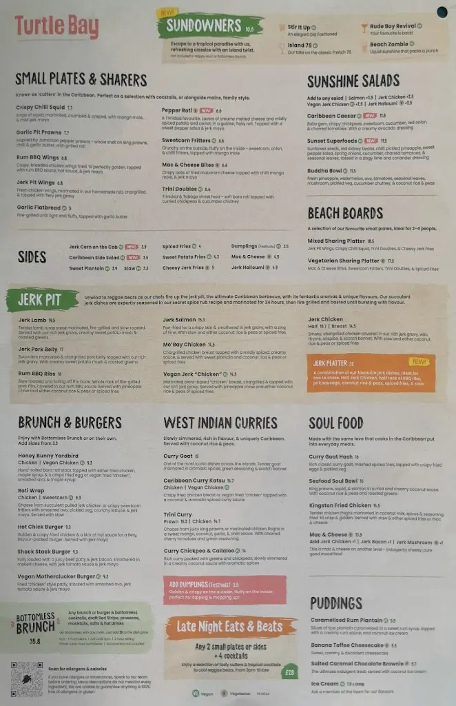Menu_Turtle Bay Milton Keynes_Milton Keynes_image_1