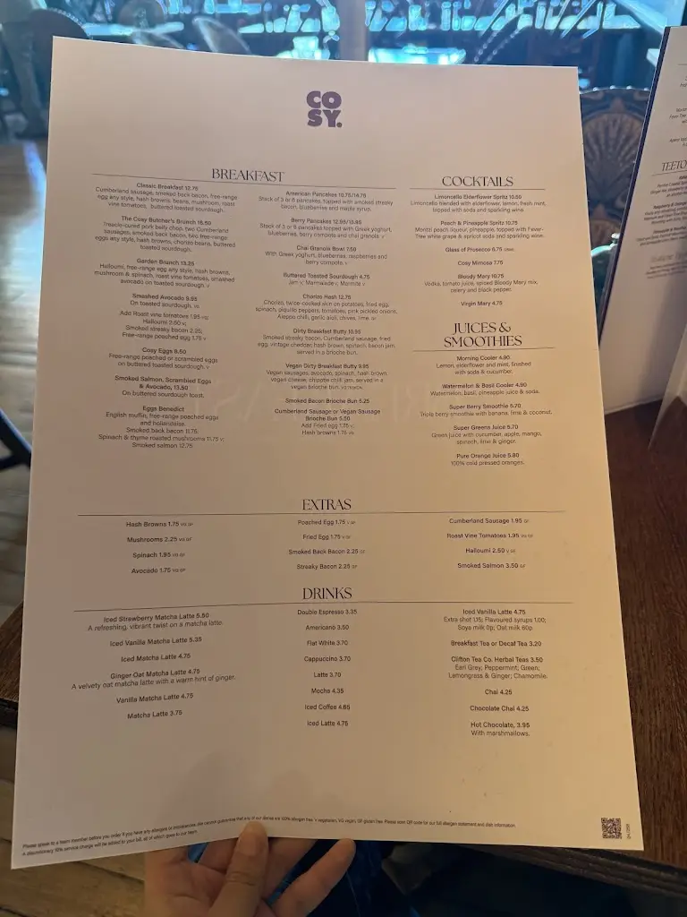 Menu_Cosy Club_Milton Keynes_image_2