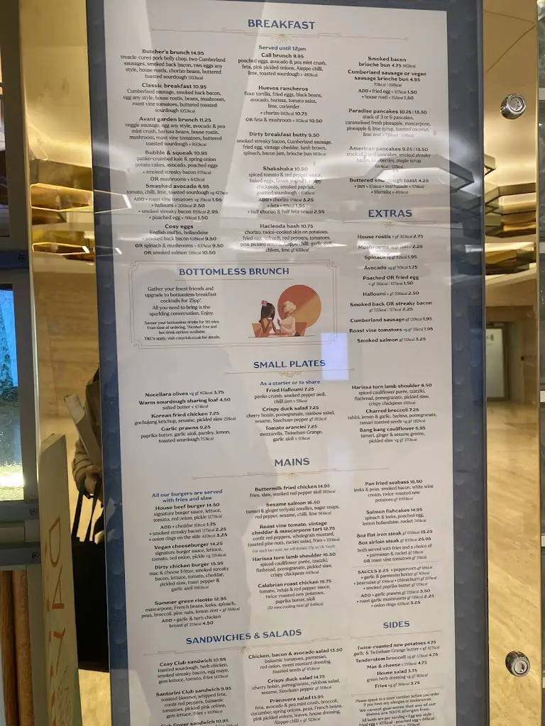 Menu_Cosy Club_Milton Keynes_image_3