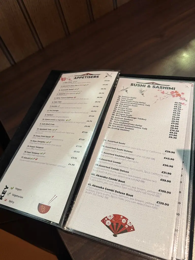 Menu_Akasaka Korean& Japanese Restaurant_Milton Keynes_immagine_2