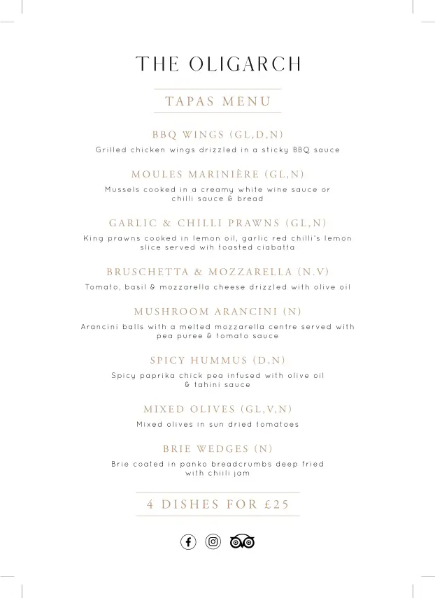 Menu_The Oligarch_Milton Keynes_image_1