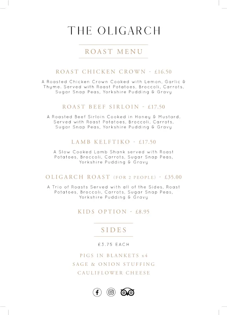 Menu_The Oligarch_Milton Keynes_image_3