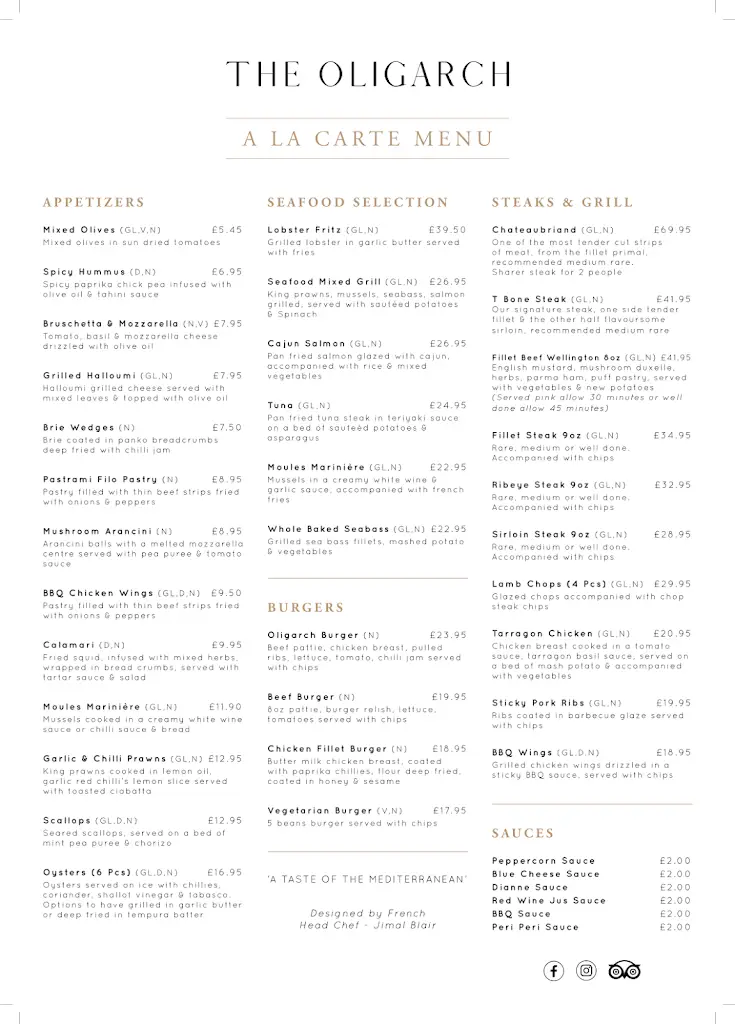 Menu_The Oligarch_Milton Keynes_image_4