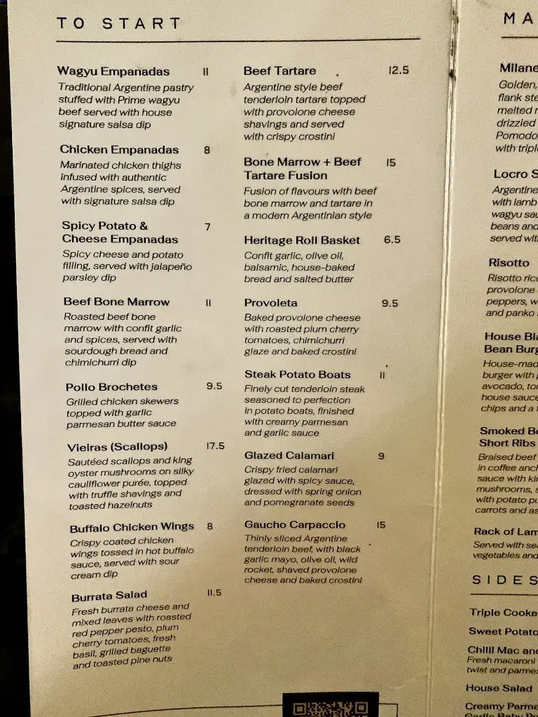 Menu_Parrilla Argentinian Steak House_Milton Keynes_image_3