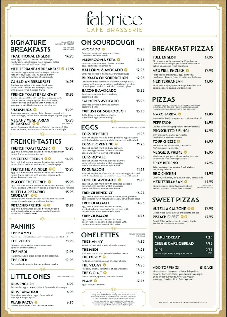 Menu_Fabrice Brasserie_Milton Keynes_image_1
