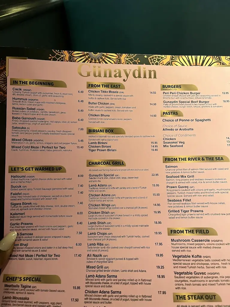 Menu_Izmir Restaurant_Milton Keynes_image_1