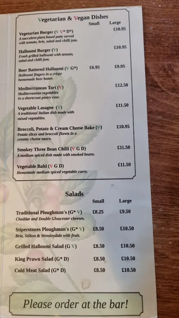 Menu_The Stiperstones Inn_Minsterley_image_1