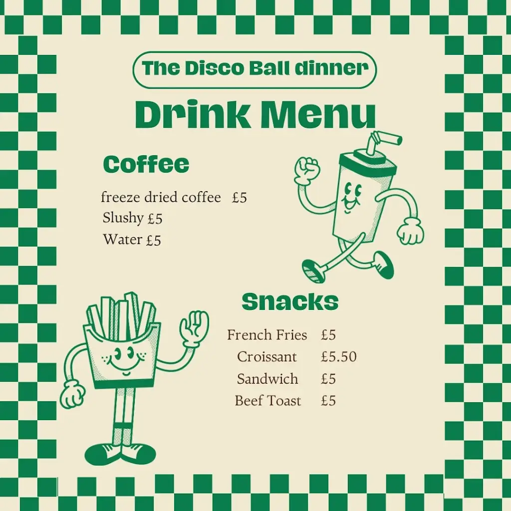 Menu_The disco ball dinner_Minsterley_imagen_4