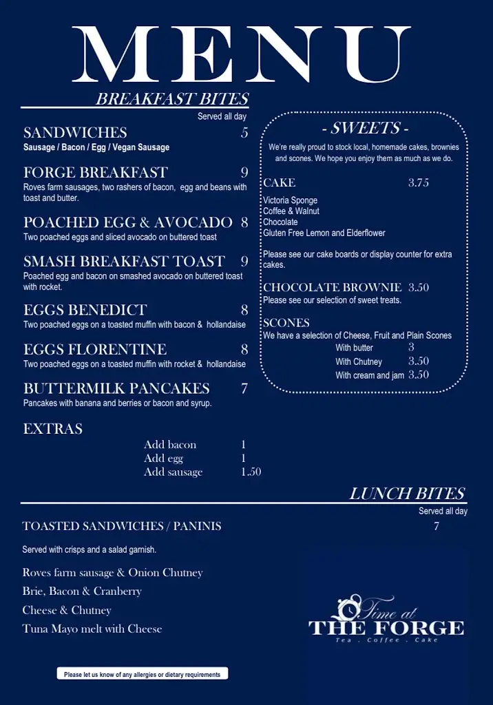 Menu_Time at the Forge_Aldbourne_image_1