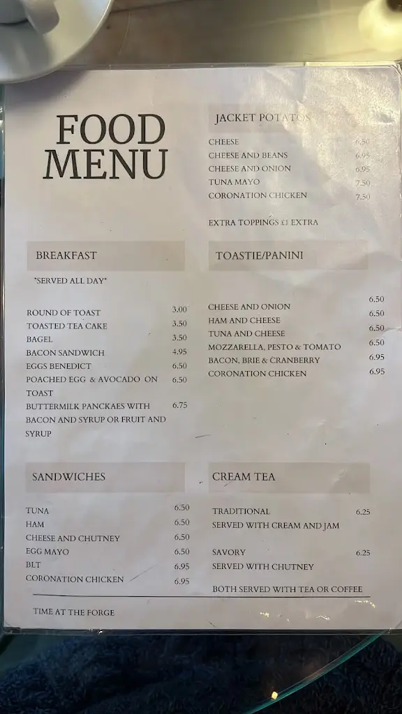 Menu_Time at the Forge_Aldbourne_image_3