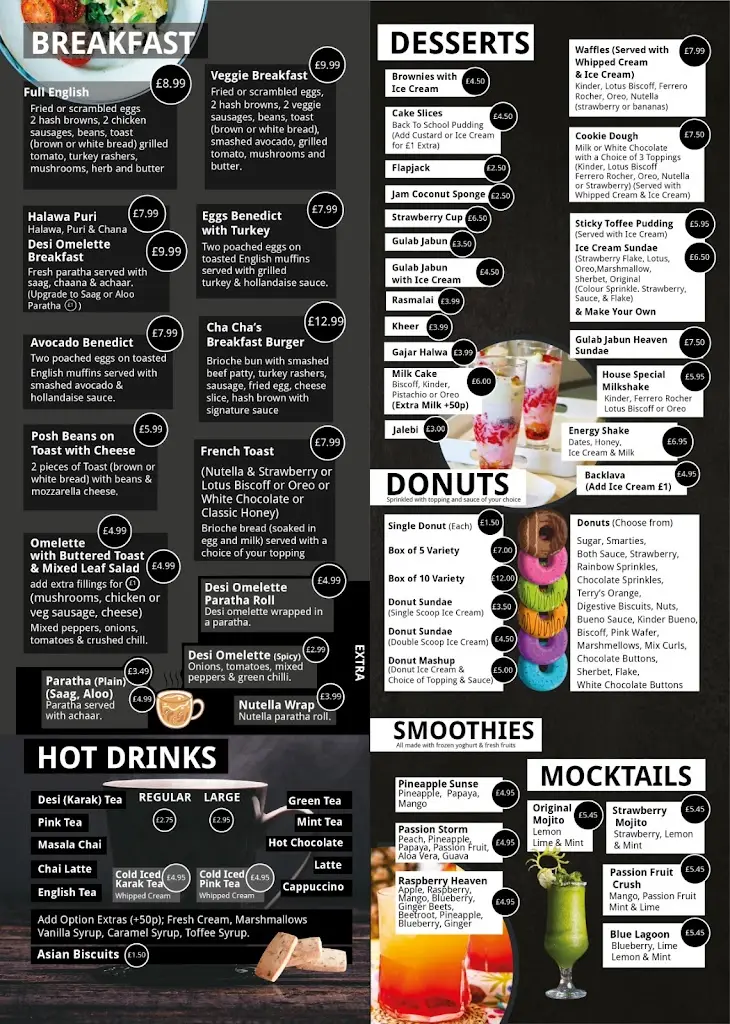 Menu_Cha cha chai Middlesbrough_Middlesbrough_immagine_2