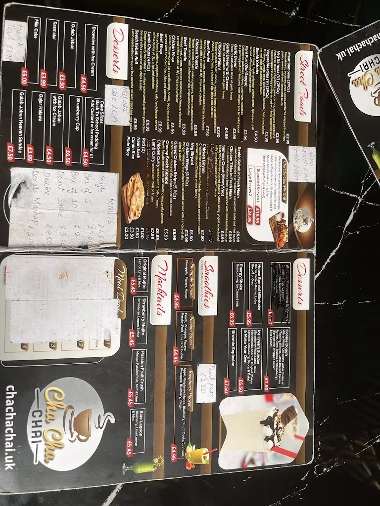 Menu_Cha cha chai Middlesbrough_Middlesbrough_immagine_3