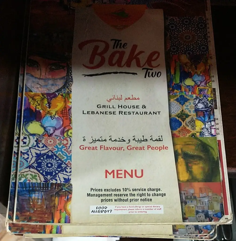 Menu_The Bake Two_Middlesbrough_immagine_1