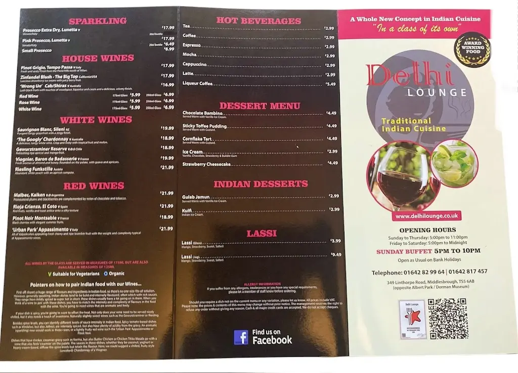 Menu_Delhi Lounge - home of CHARSI KARAHI_Middlesbrough_image_2