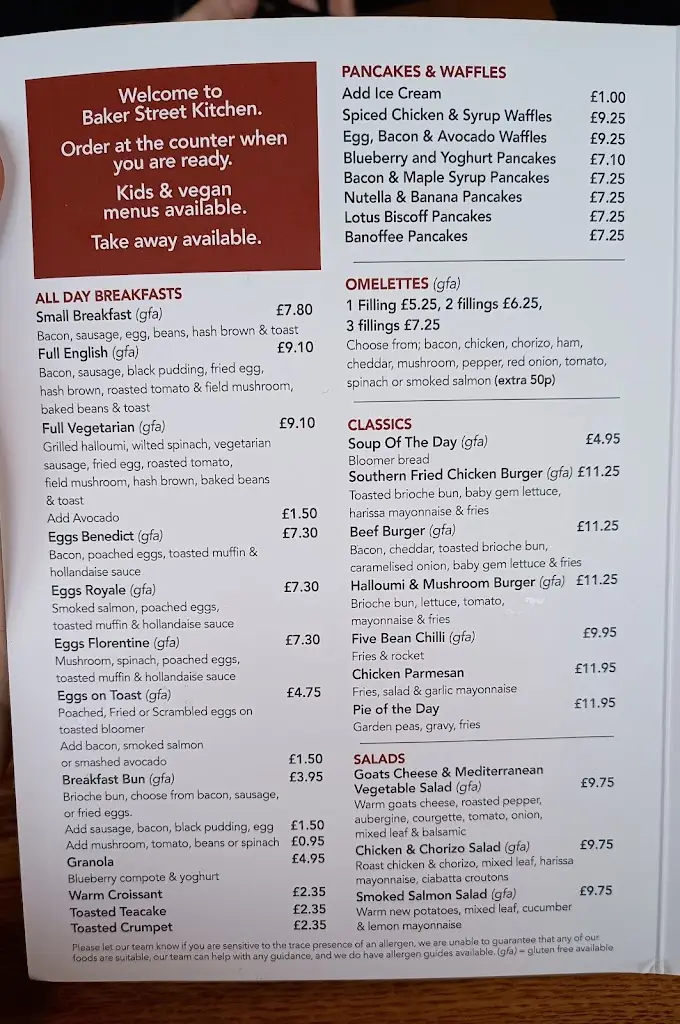 Menu_Baker Street Kitchen_Middlesbrough_imagen_1
