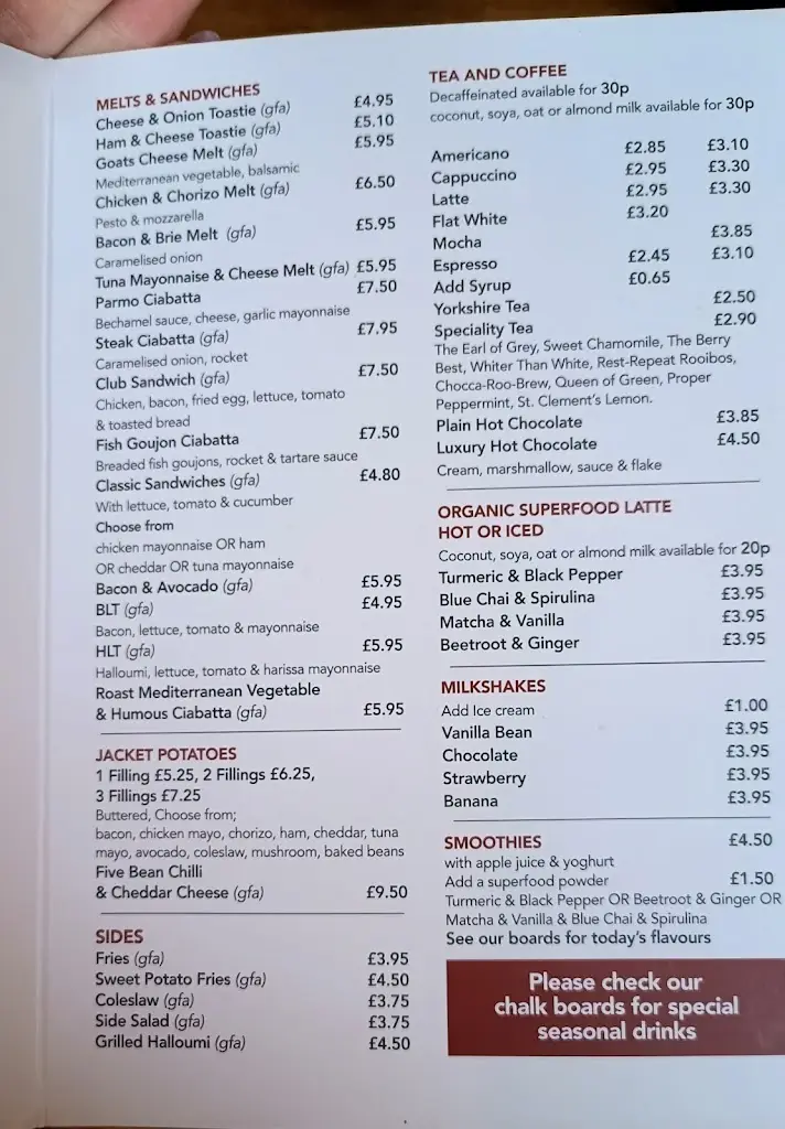 Menu_Baker Street Kitchen_Middlesbrough_imagen_3