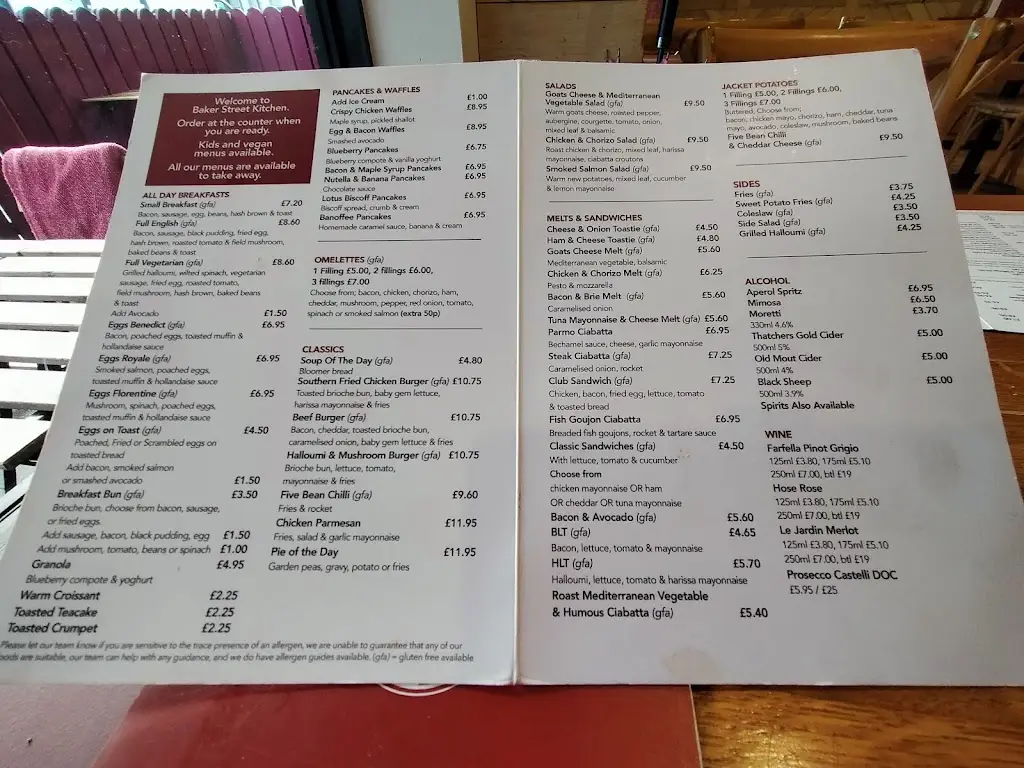 Menu_Baker Street Kitchen_Middlesbrough_imagen_4