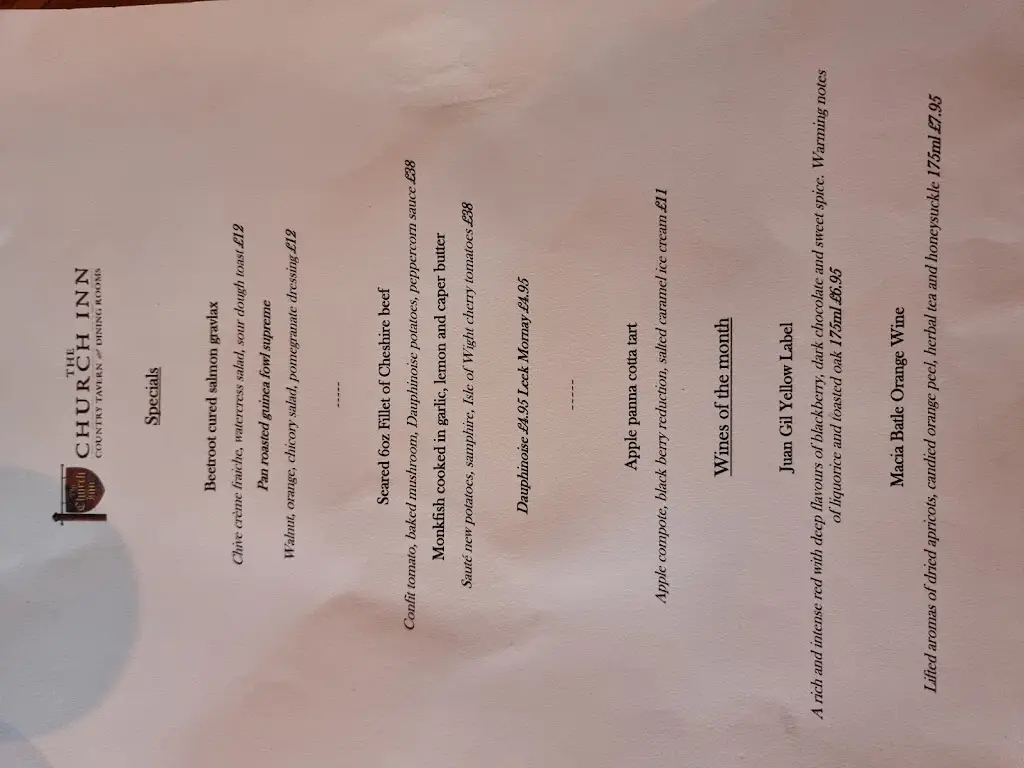 Menu_The Church Inn_Mobberley_image_3